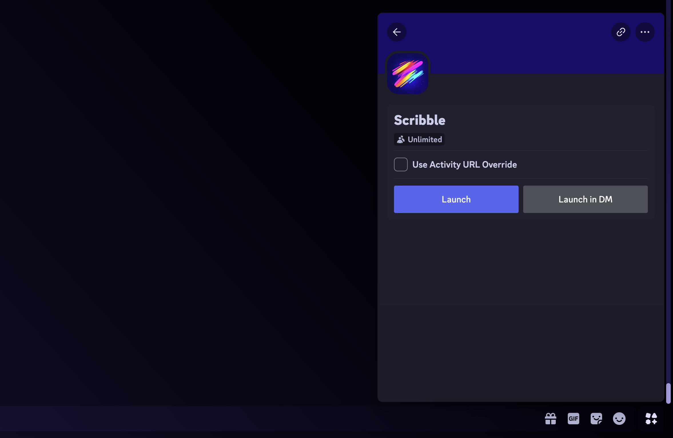 Discord Activity Launch